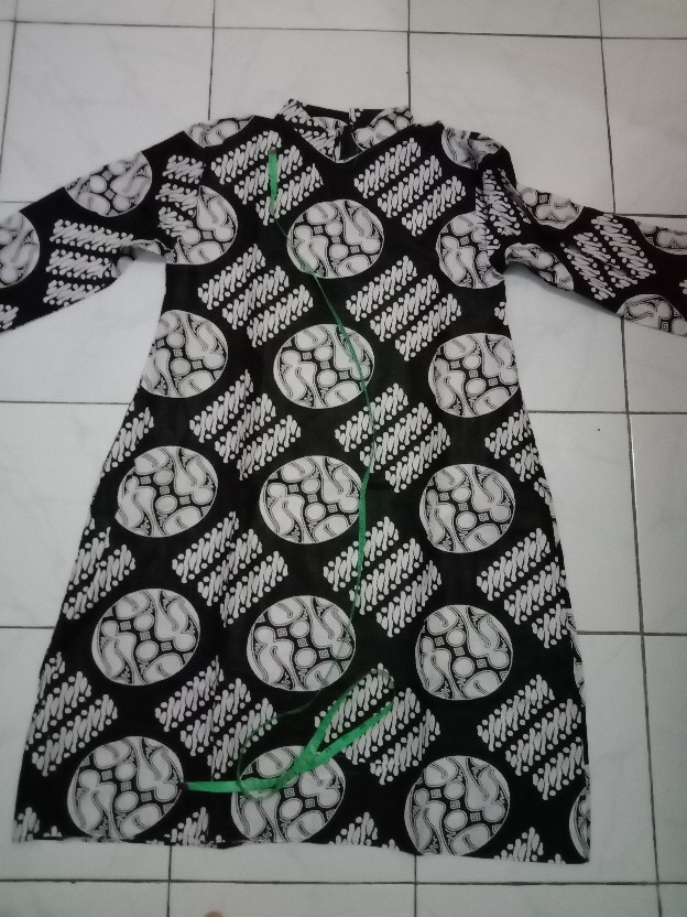 Terlaris Serut Genes Jelita Tunic Navbor Yelbor Whitbor Creambor Tunik Batik Modern Hrb030 //ljf