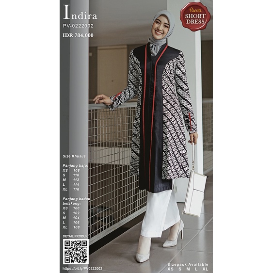 POEVA PALCHRITUDE TUNIK BATIK TUNEECA #0222002