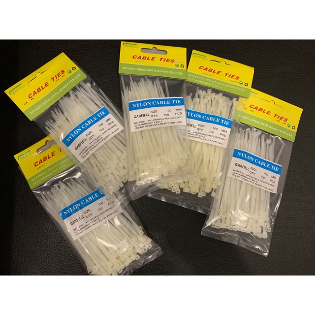 Kabel Ties Tis Pengikat 10cm isi 100. Bahan Ori tidak daur ulang