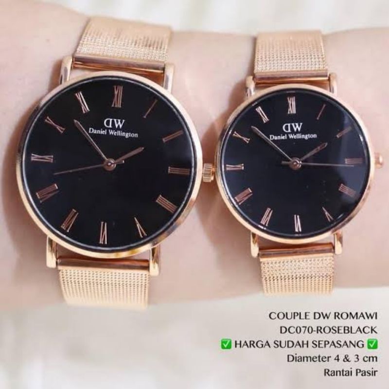Jam Tangan DW Jam Tangan Pria Wanita Sepasang Satuan Jam Tangan Pasir Sepasang DW