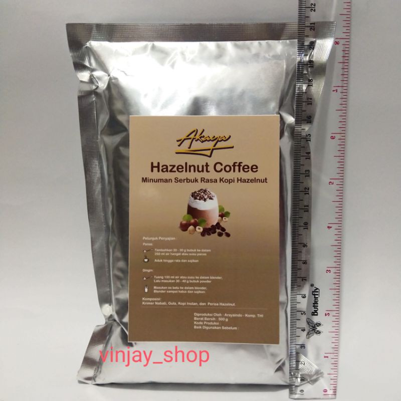

Hazelnut Coffee 500 gram minuman bubuk