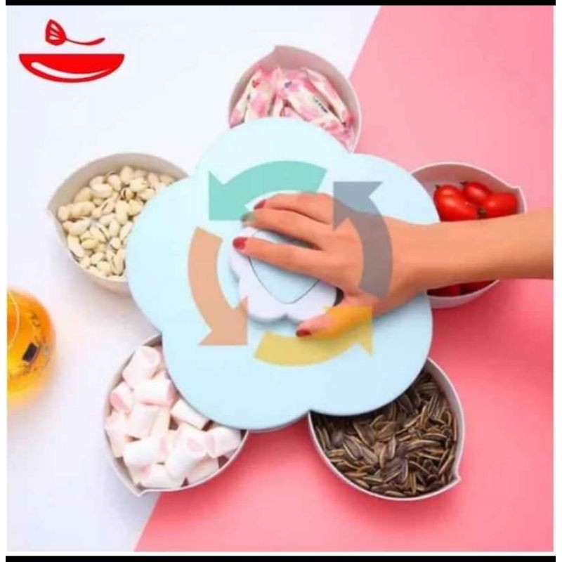 Toples Bunga Putar 1 susun/toples lebaran