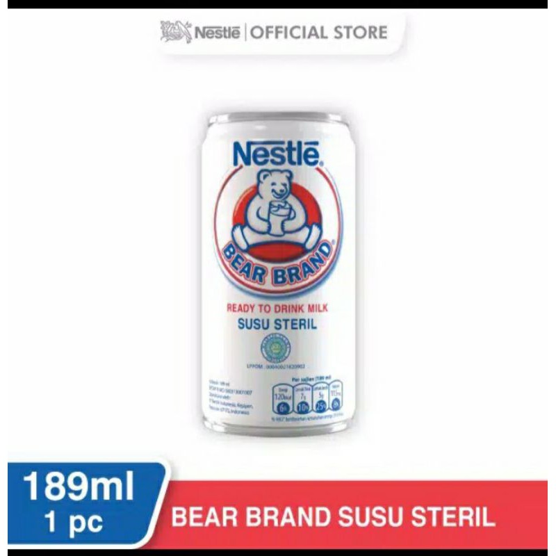 

Bear Brand RTD Milk tin 189ml