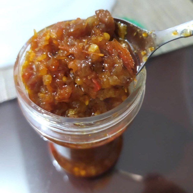 

SAMBAL BAWANG DJ KITCHEN 1000GR PEDAS GURIH TANPA PENGAWET