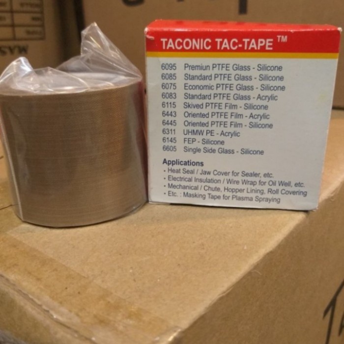 

Jualan Teflon Tape Taconik - Solasi Tahan Panas 50Mm X 10M 6085-03 Sw Murah