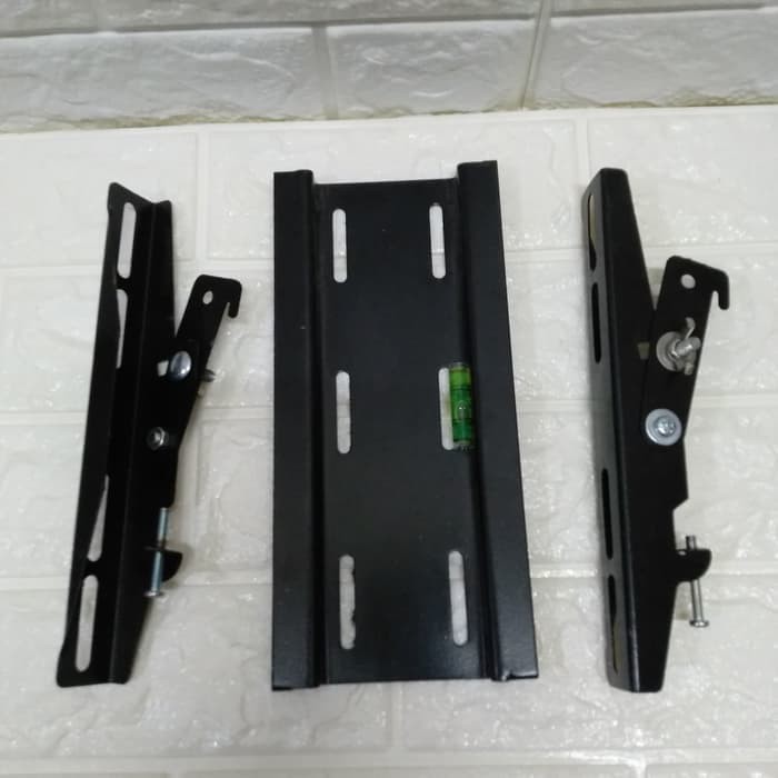 Bracket LED TV 10&quot; - 32&quot; Built in Water pass Bisa Gojek ori