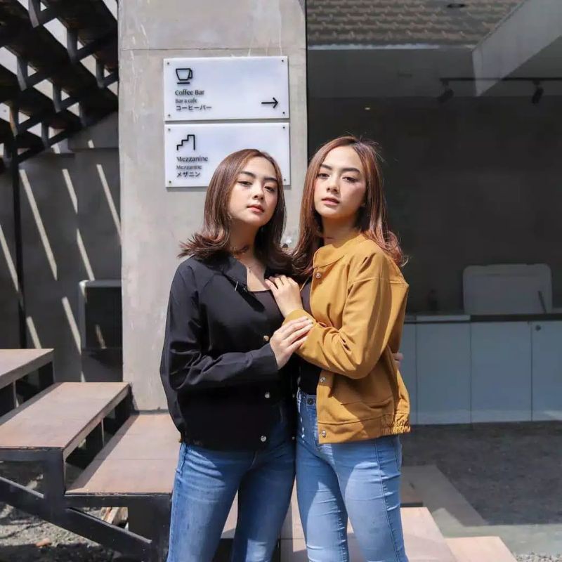 JAKET BABY CANVAS WANITA