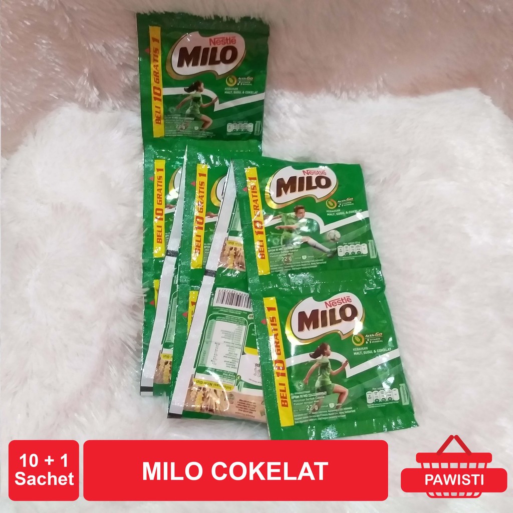 

MILO ACTIV-GO SUSU COKELAT (1 Renceng isi 11 sachet / beli 10 gratis 1)