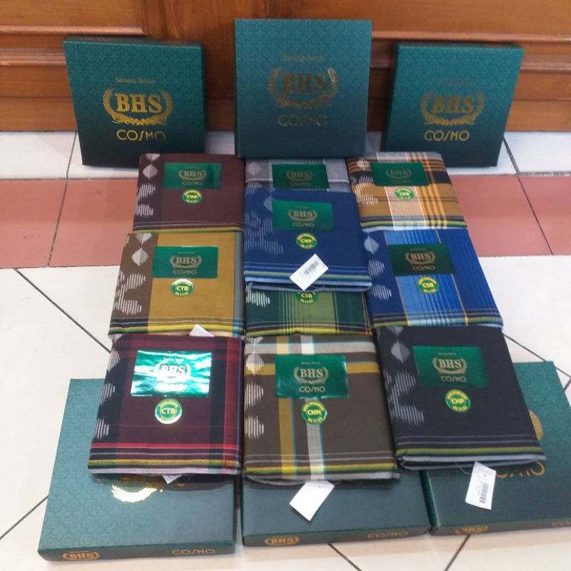 SARUNG TENUN BHS COSMO | SARUNG BHS TERBARU | SARUNG BHS MURAH  MOTIF MIX