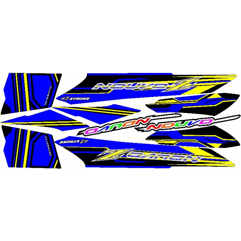 sticker striping variasi nouvo z stiker striping nouvo z
