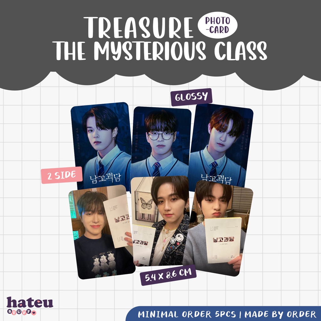 Treasure Unofficial Photocard The Mysterious Class + Selca
