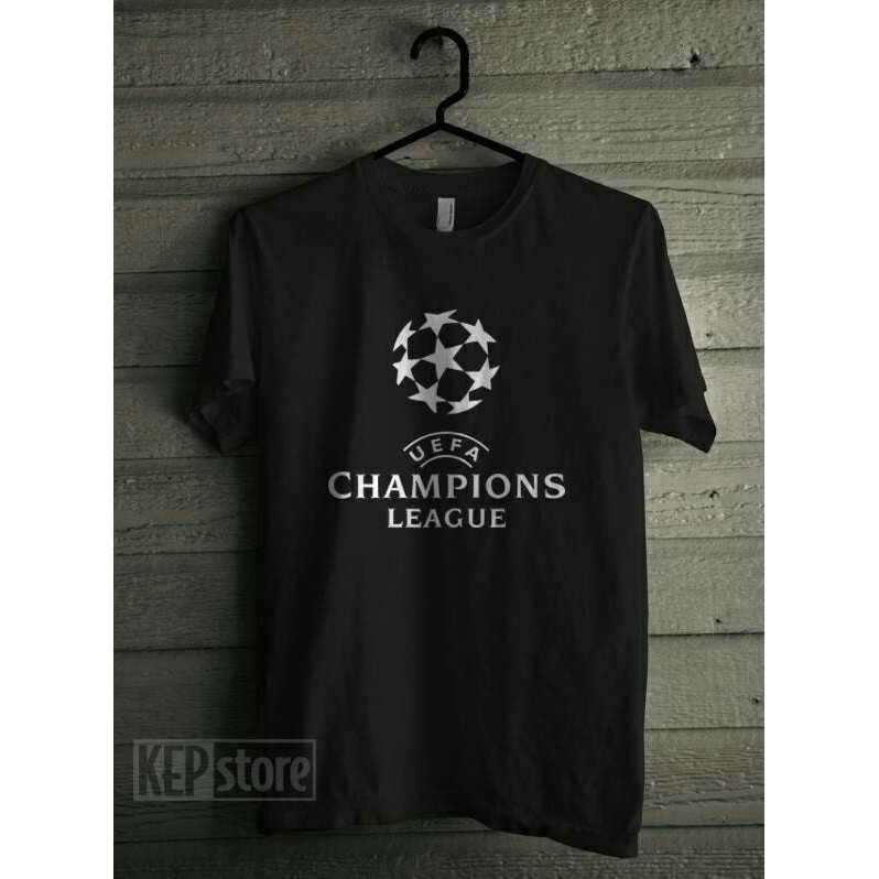 Kaos Tshirt Baju Combed 30S Distro UCL Liga Champion Grade Ori