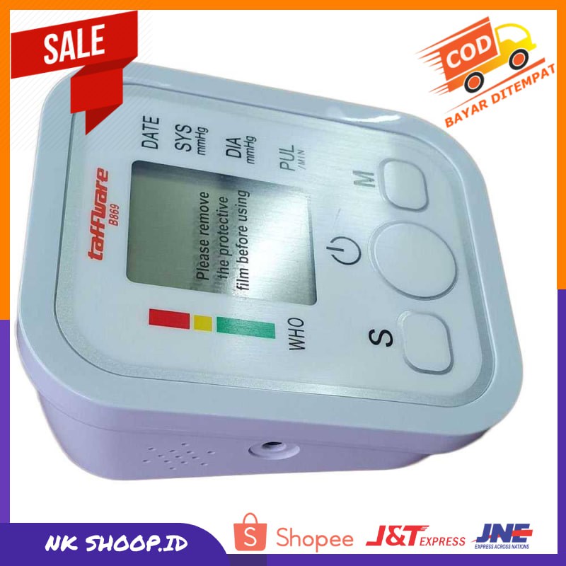 Tensimeter Digital Alat Pengukur Tekanan Tensi Darah Blood Pressure Otomatis Dengan Monitor LCD