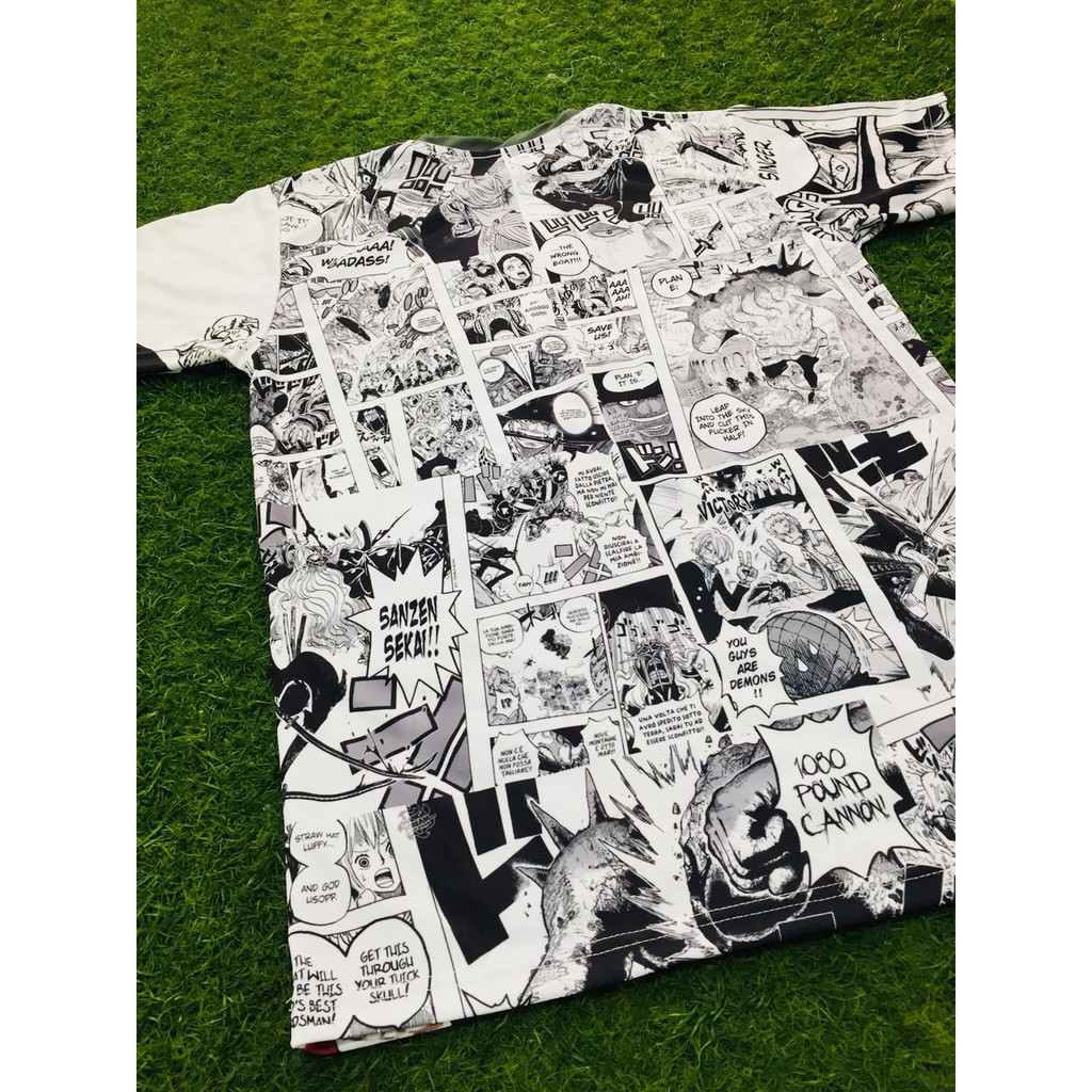 Tshirt Roronoa Zoro Badaass Fullprint Anime Onepiece Manga Premium Dryfit