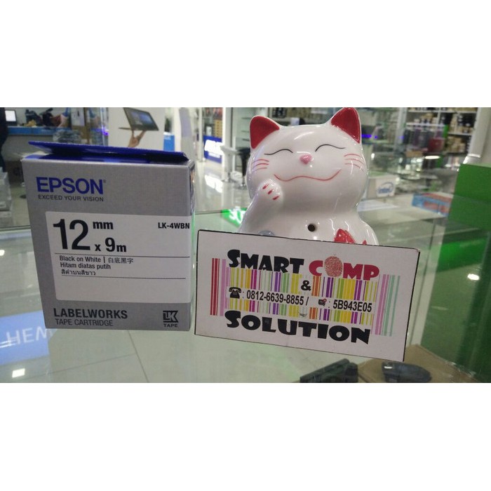 

Unik Label Epson 12mm Black on White Diskon