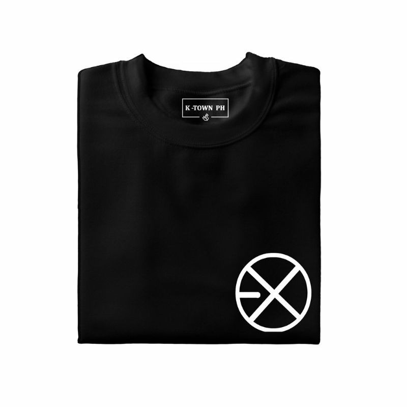 Baju Kaos Kpop EXO Logo lingkaran kecil