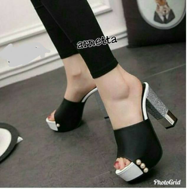  SANDAL  HAK  TINGGI  PESTA WANITA HEELS SENDAL SANTAI WANITA 