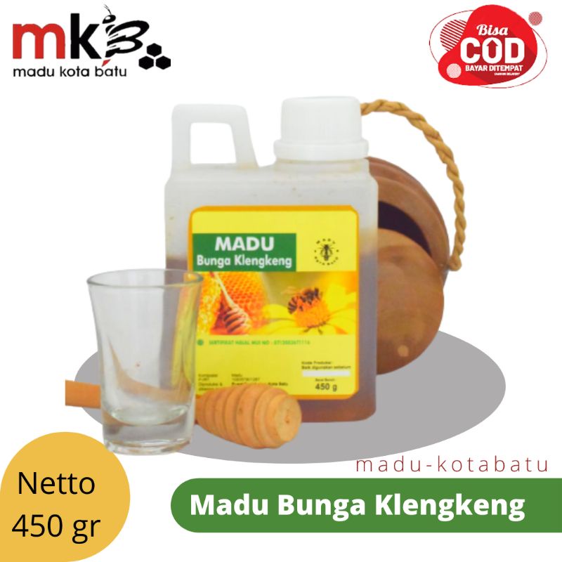 

Madu Asli Nektar Bunga Klengkeng Net 450 gr (madu-kotabatu)