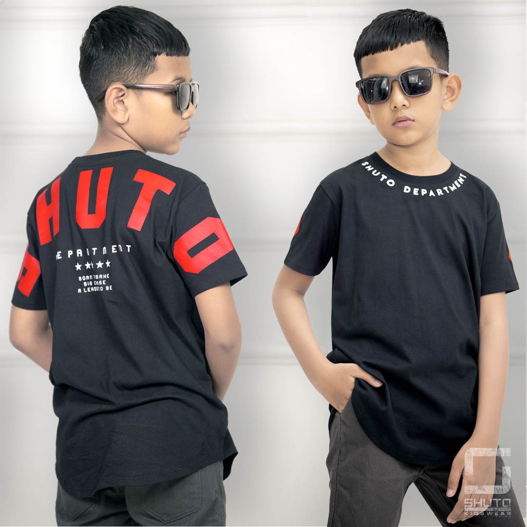 Baju Kaos Anak Laki Laki 1-16 Tahun Warna Hitam/Baju Anak Laki Laki/Kaos Anak Laki Laki/Kaos Anak