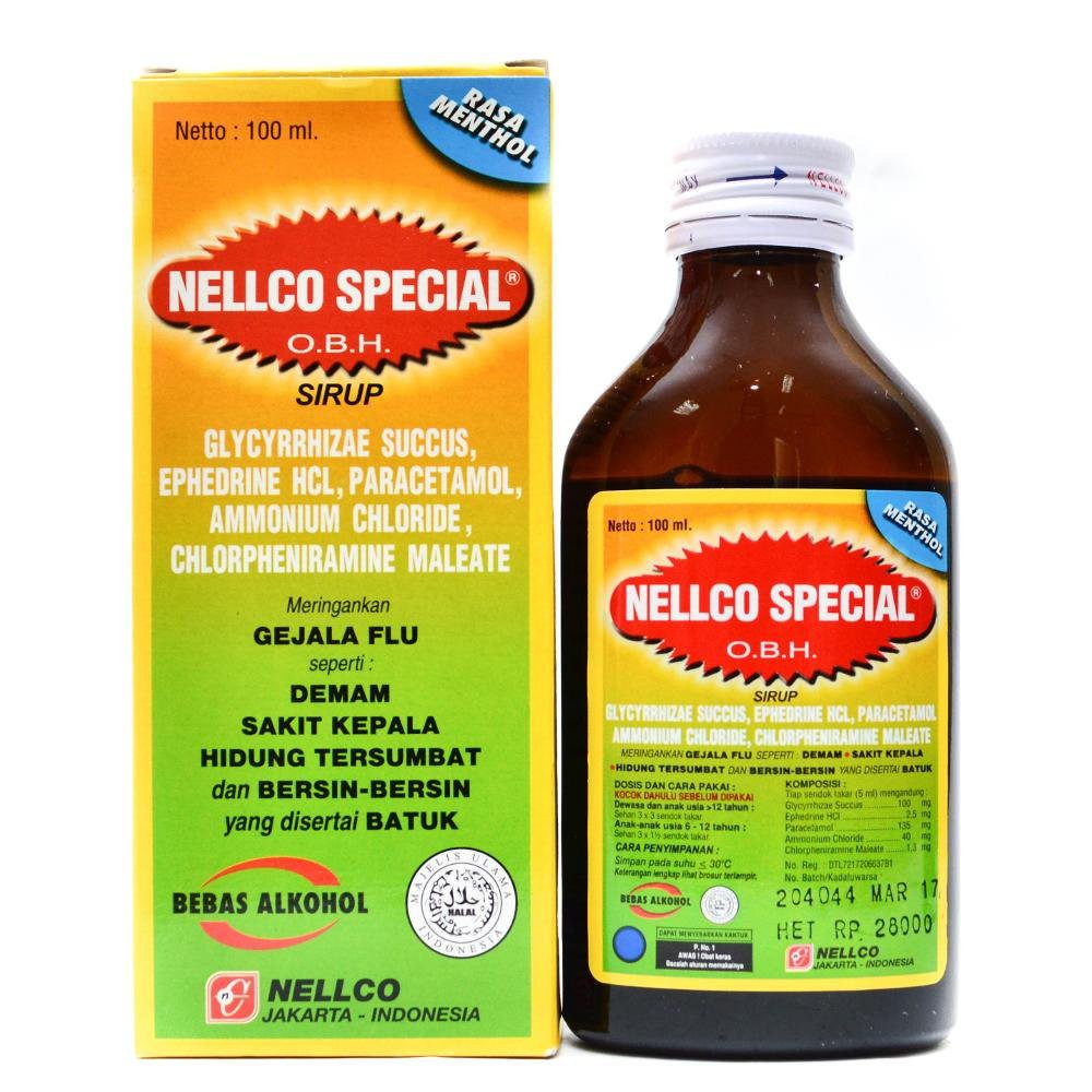 OBH Nellco Special - Obat Sakit Kepala, Batuk