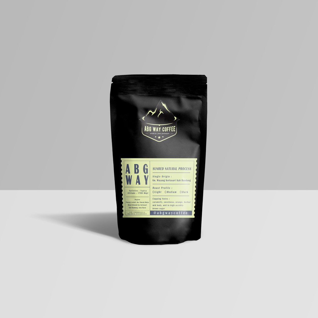 

SUNRED NATURAL PROCESS - ABG WAY COFFE - COFFEE ARABICA GN. WAYANG