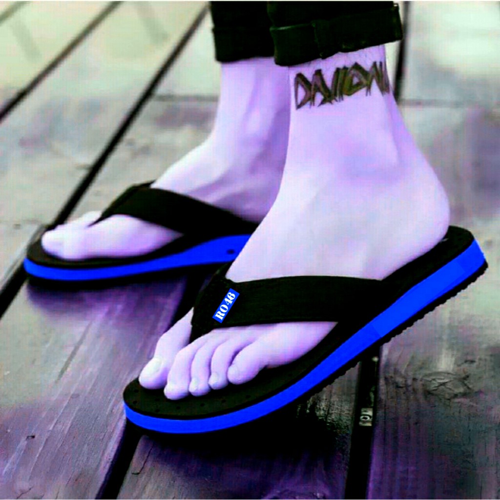 SANDAL PRIA DISTRO TERKINI TRENDY / SENDAL KEKINIAN CASUAL RO-01 TERMURAH