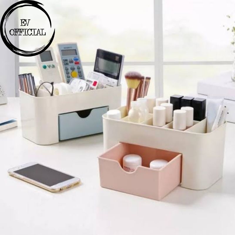 EV - Rak kosmetik mini plastik / storage cosmetic box / kotak make up