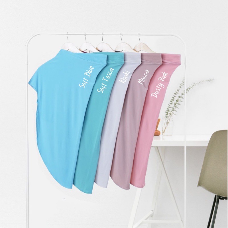 Khimar Jersey Premium / Khimar Pinguin / Khimar Jersey / Jilbab Kerudung Intant-4