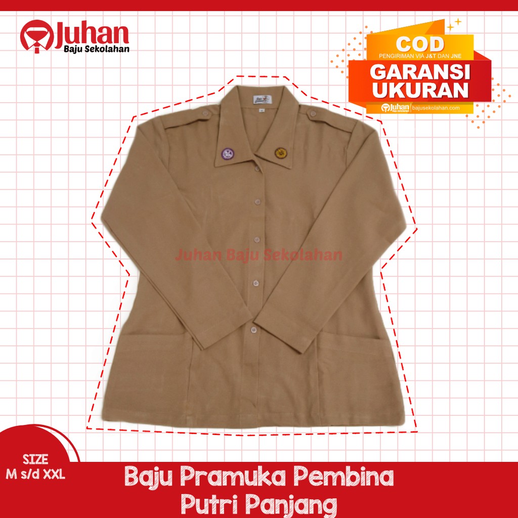 [Terbaik] Seragam Pramuka Guru Seragam Pembina Pramuka Baju Pembina Pramuka Putri Seragam Pembina