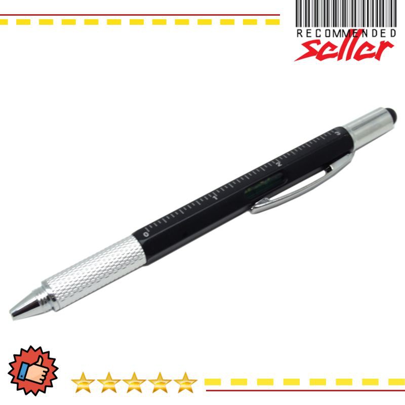 

Murah Pena Multifungsi Plastik Stylus & Penggaris & Level & Obeng - 9625