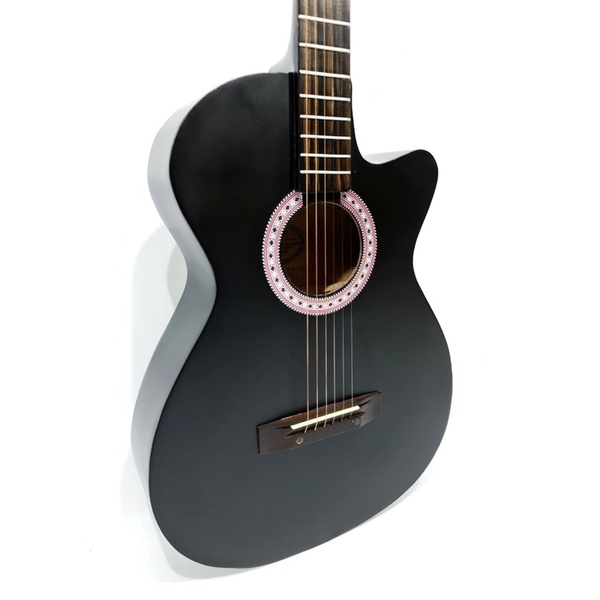 Gitar Akustik Yamaha Tipe F310 P Warna Hitam Doff Model Coak Senar String Murah Jakarta buat Pemula atau Belajar