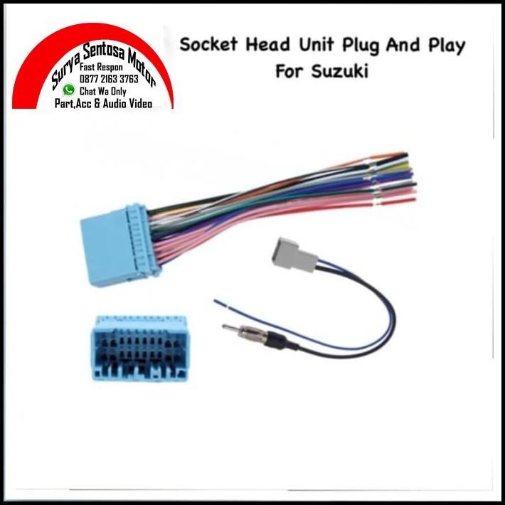 Soket Audio Mobil Suzuki - Kabel Soket Tape Suzuki