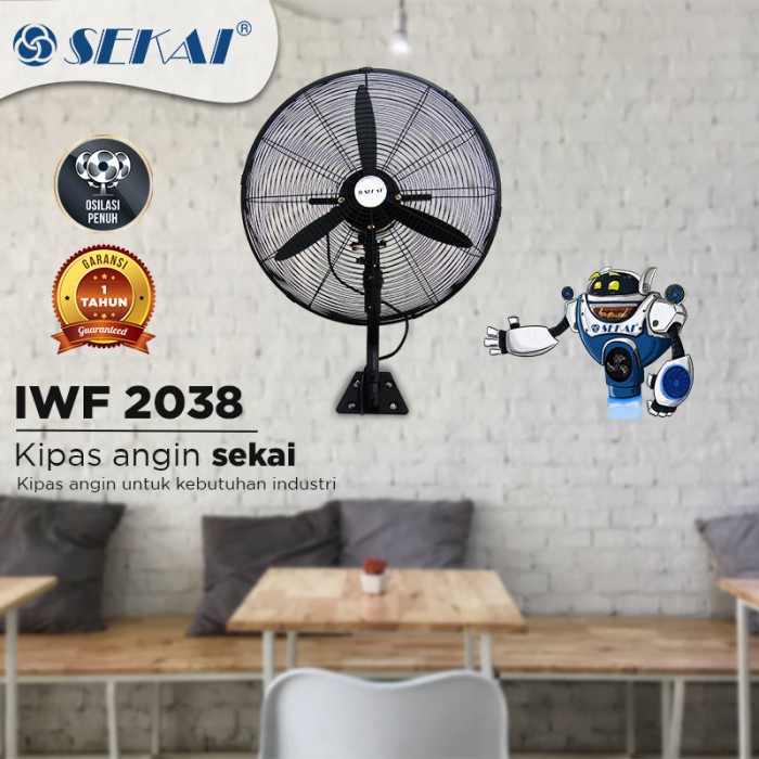 Sekai Kipas Angin Dinding Industri 20 Inch IWF 2038 / IWF2038