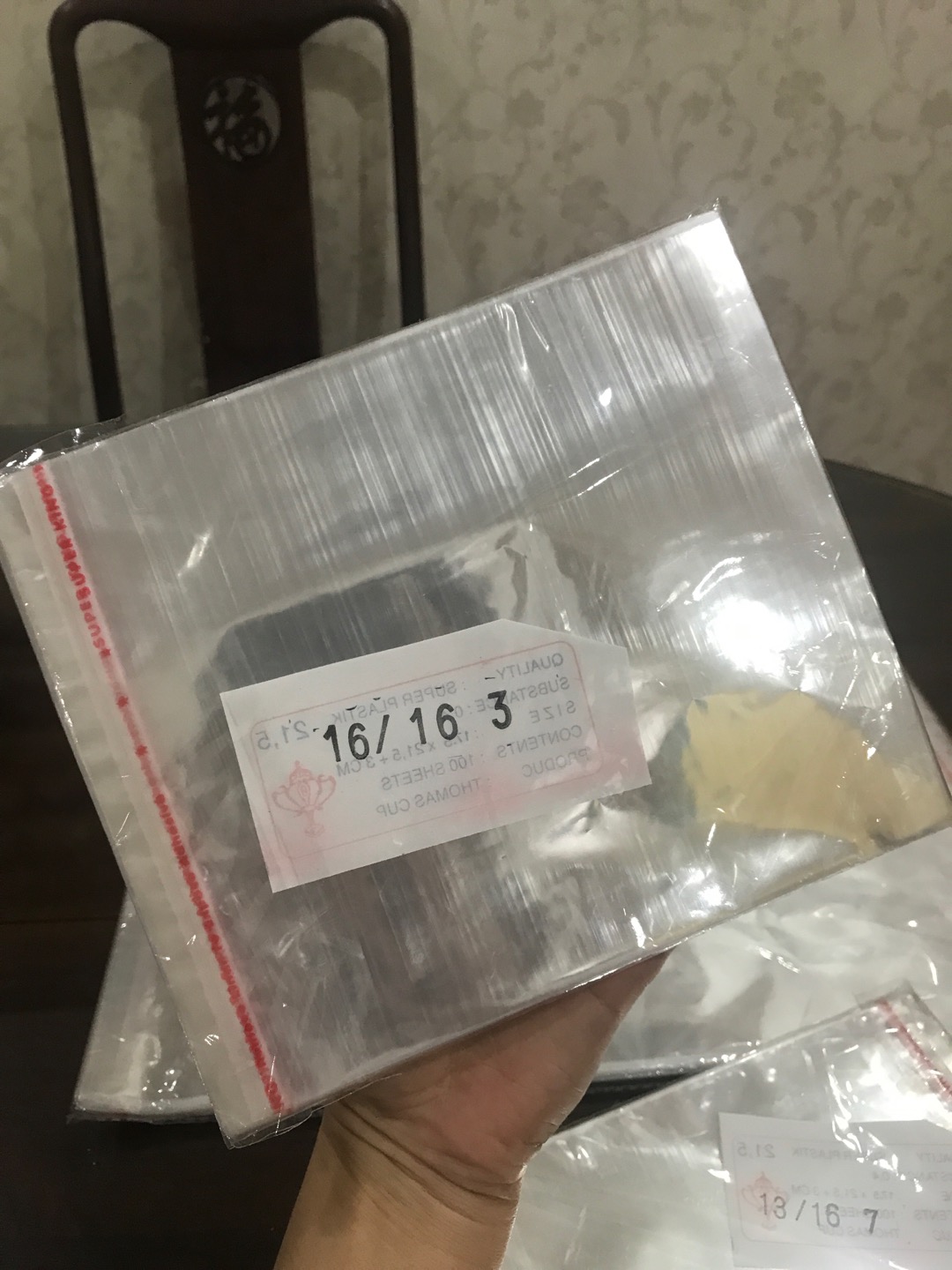 16x16 Cm Plastik Opp Tipis (lem) | Plastik Roti Manis | Plastik Roti Bluder | Plastik Banana Bread