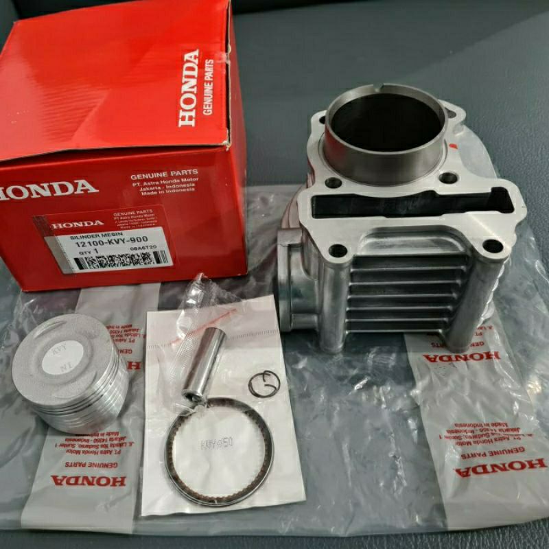 Blok Seher Assy Piston Ring Seher  Honda Beat Karbu_scoopy Karbu_Spacy Karbu_Kode KVY