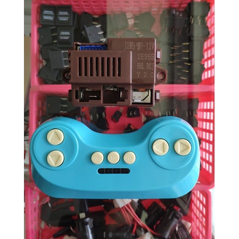 J2W 7P 12V SPARE PART PMB MOBIL MOBILAN MAINAN AKI ANAK SPAREPART RC MODUL CONTROLLER WIRELESS