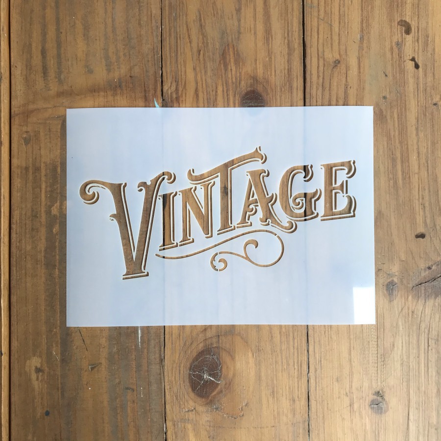

Stencil Vintage ukuran A5 dan A4