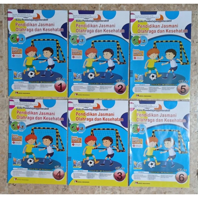 LKS PJOK SD/MI Semester 2 kelas 1.2.3.4.5.6 Media Presindo