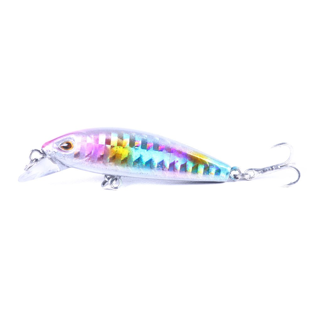 HENGJIA 1Pcs Sinking Minnow Umpan Fishing Lure Pancing Fishing Bait Swimbait 55mm/6.6g 3D Eyes