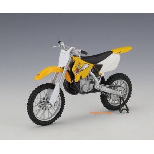 Diecast miniatur motor trail cross Suzuki RM250 Complete