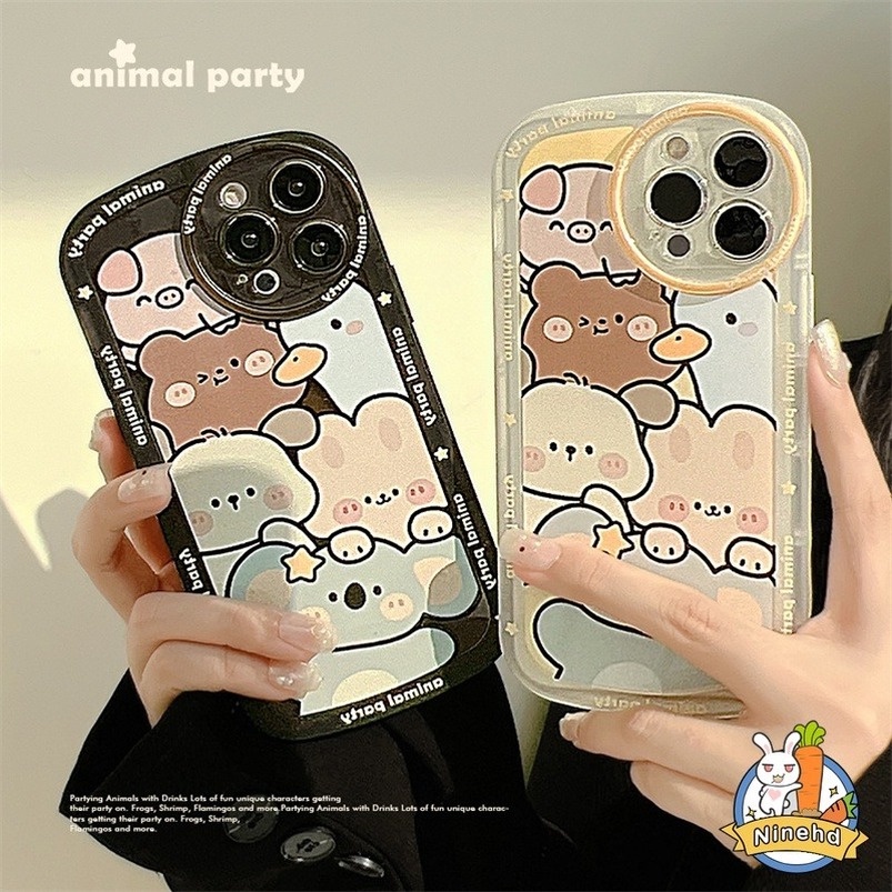 Casing Softcase Vivo T1x Y15 Y15s Y01 Y21 Y21s Y33s Y33T Y21T Y12A Y20 Y20s Y20i Y17 Y15 Y12 Y50 Y51 Gambar Binatang Lucu