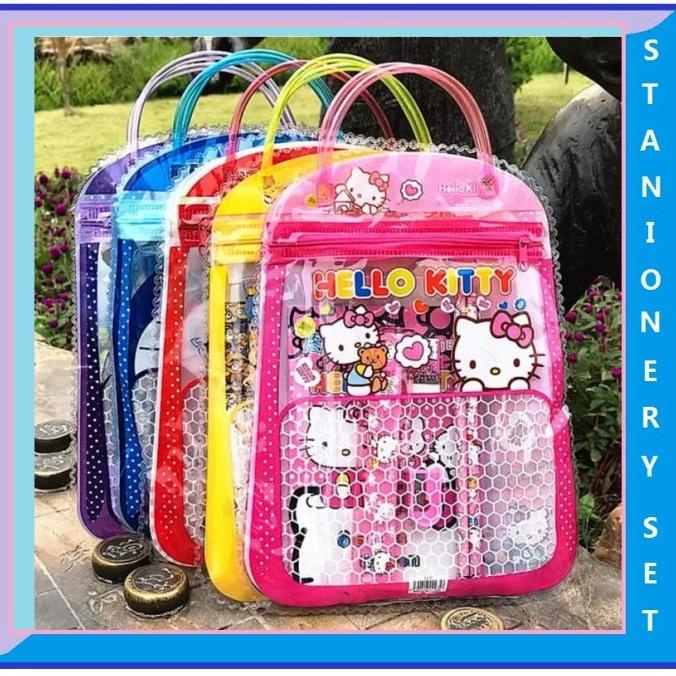 

[FREE TAS ] STATIONERY SET/ ALAT TULIS ANAK SEKOLAH/SOUVENIR/MOTIF