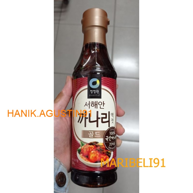 

Daesang Chung Jung One Canary Fish Sauce - Kecap Ikan Korea 500 g maribeli91