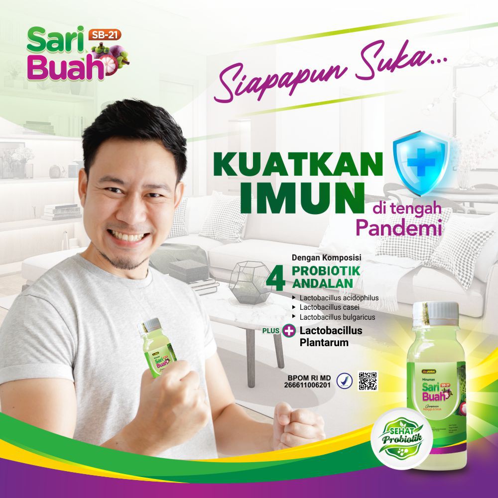 

SARI BUAH SB21 | MINUMAN KESEHATAN | BIOJANNA | PROBIOTIK | IMUNITAS TUBUH