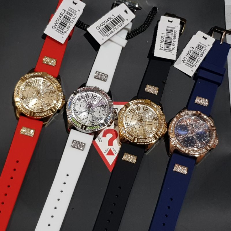 Jam Tangan Guess [W1160L1] [W1160L3] [GW0045L1] [GW0045L2] Original Chronograph Tanggal Hari Aktif