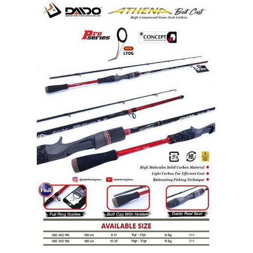 Joran Daido Athena Pro Series Bait Casting 180cm 20lbs