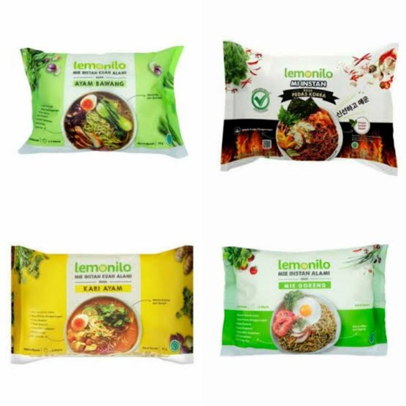 

Mie Instan Alami Lemonilo 70gr