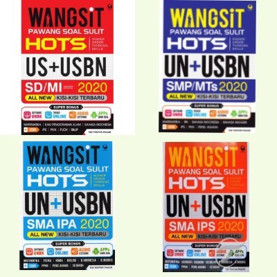 Buku Terlaris Wangsit Pawang Soal Sulit UN + USBN 2020 (100% Original )