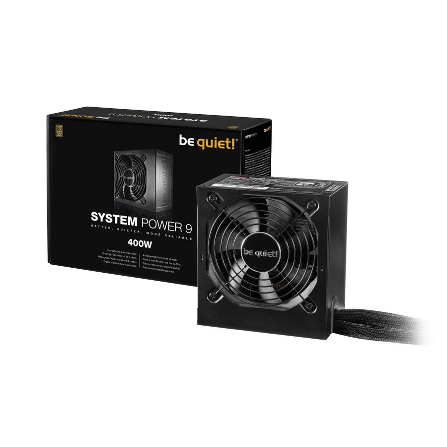 PSU be quiet! SYSTEM POWER 9 400W 80+ Bronze Certified | ITECHBALI