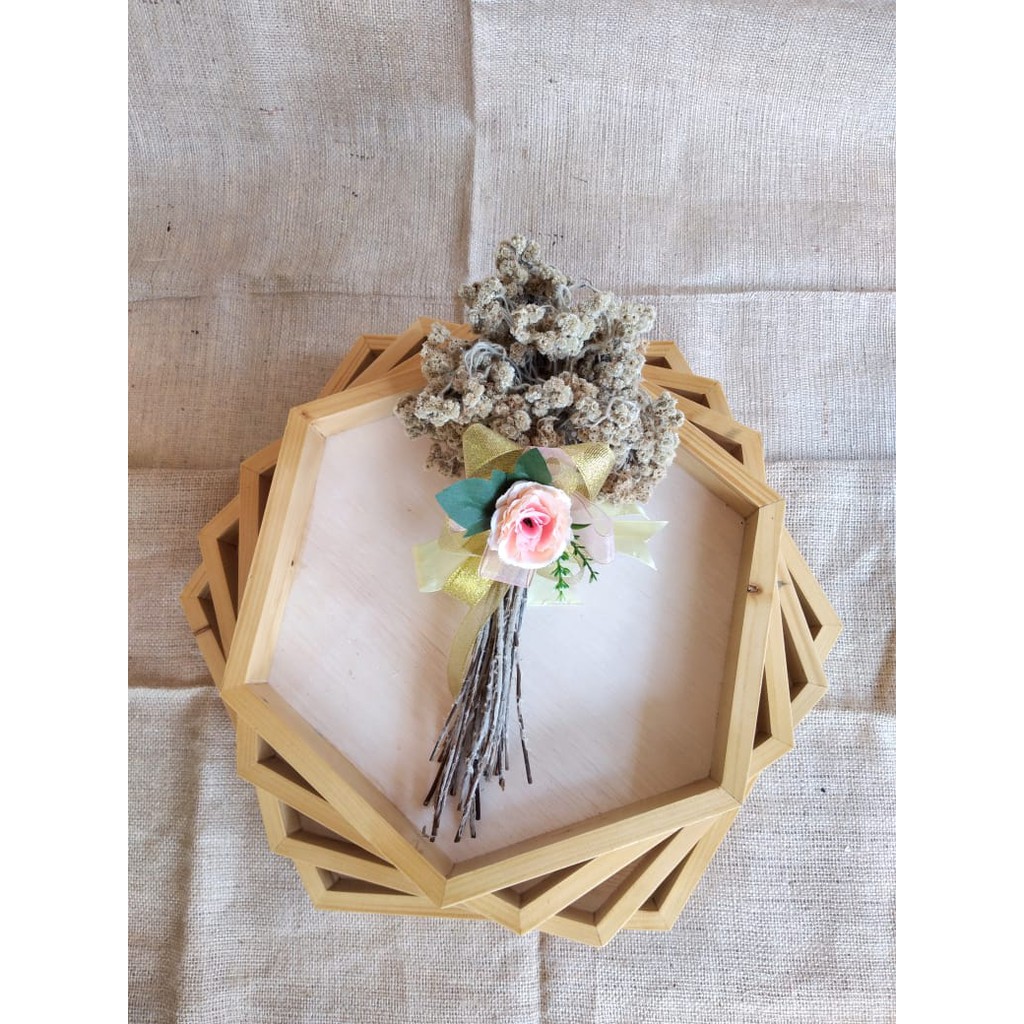 Jati Belanda Hexagon Bakar